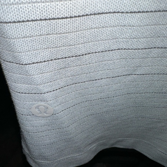 Lululemon Men's Logo Sport Polo Stripe Size Large - Picture 6 of 6